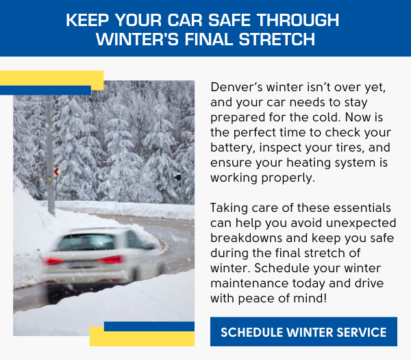 Keep Your Car Safe Through Winter's Final Stretch