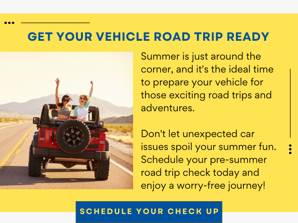 Get Your Vehicle Road Trip Ready