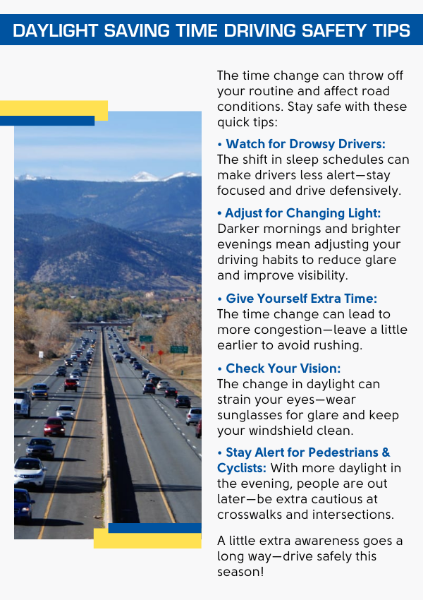 Daylight Saving Time Driving Safety Tips